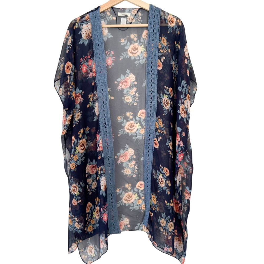 Women’s Cardigan CoverUp Bloomcore Kimono CottageCore Y2K